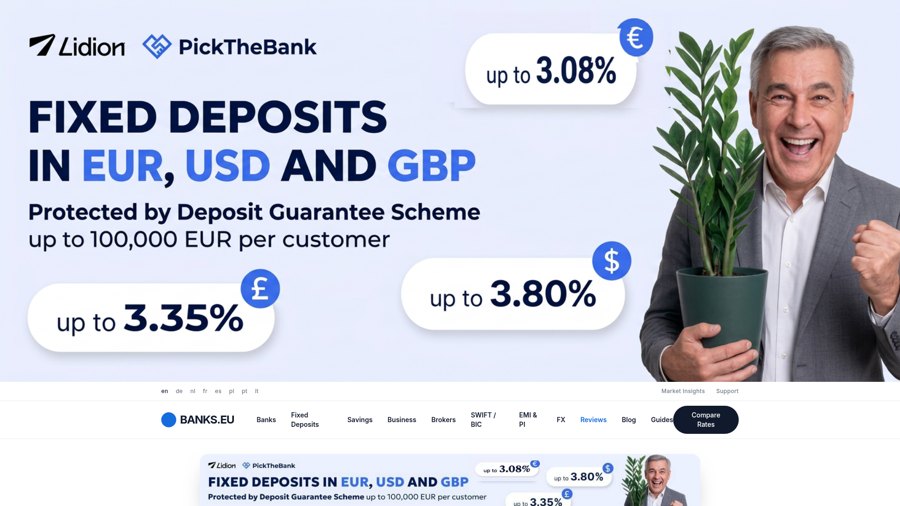 Banks.eu article about PickTheBank