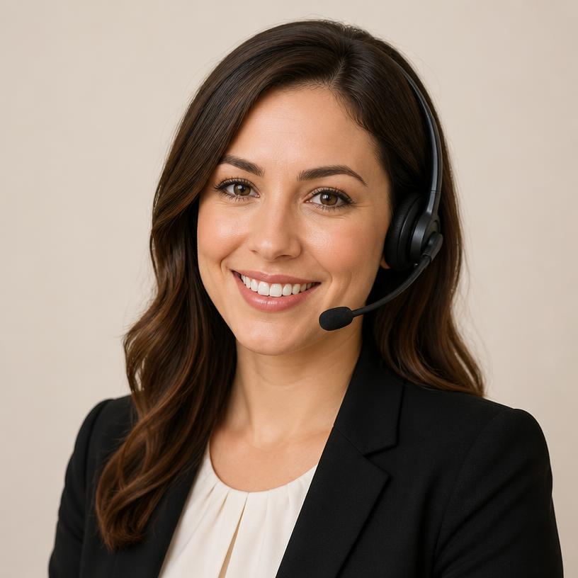 PickTheBank support specialist wearing a headset